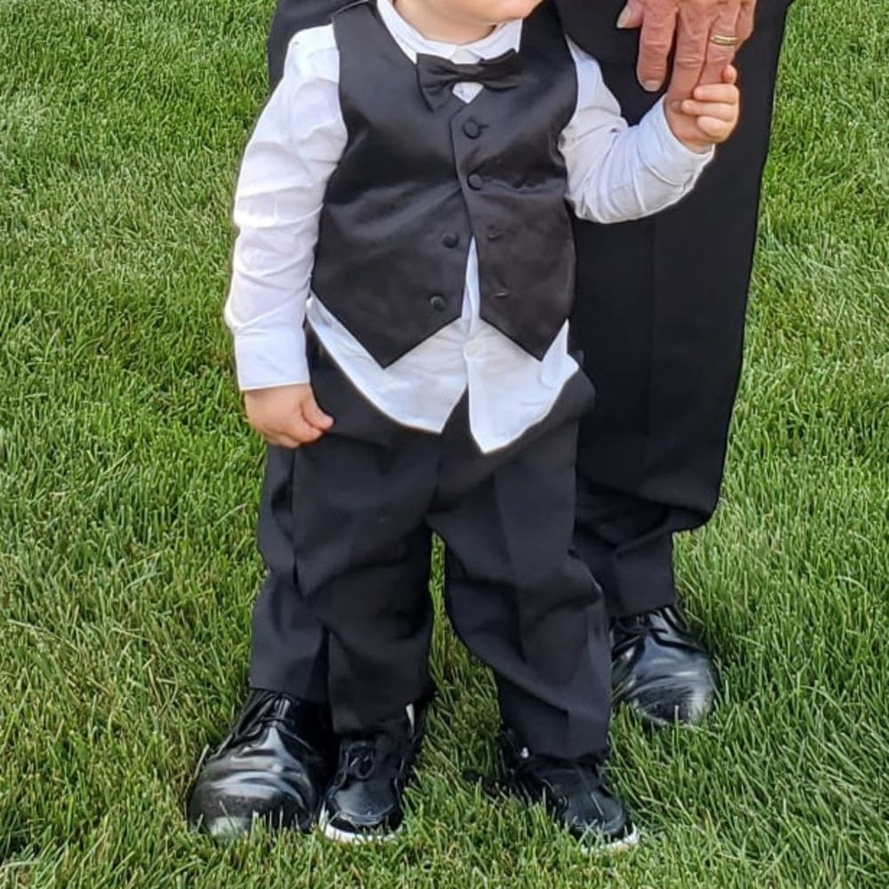 Toddler Black and White Tuxedo